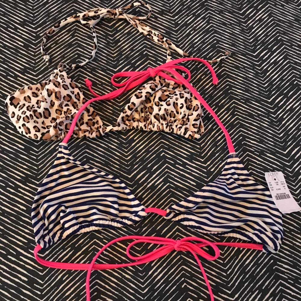 SALE - cute J. Crew Bikini Top Set Halter - medium